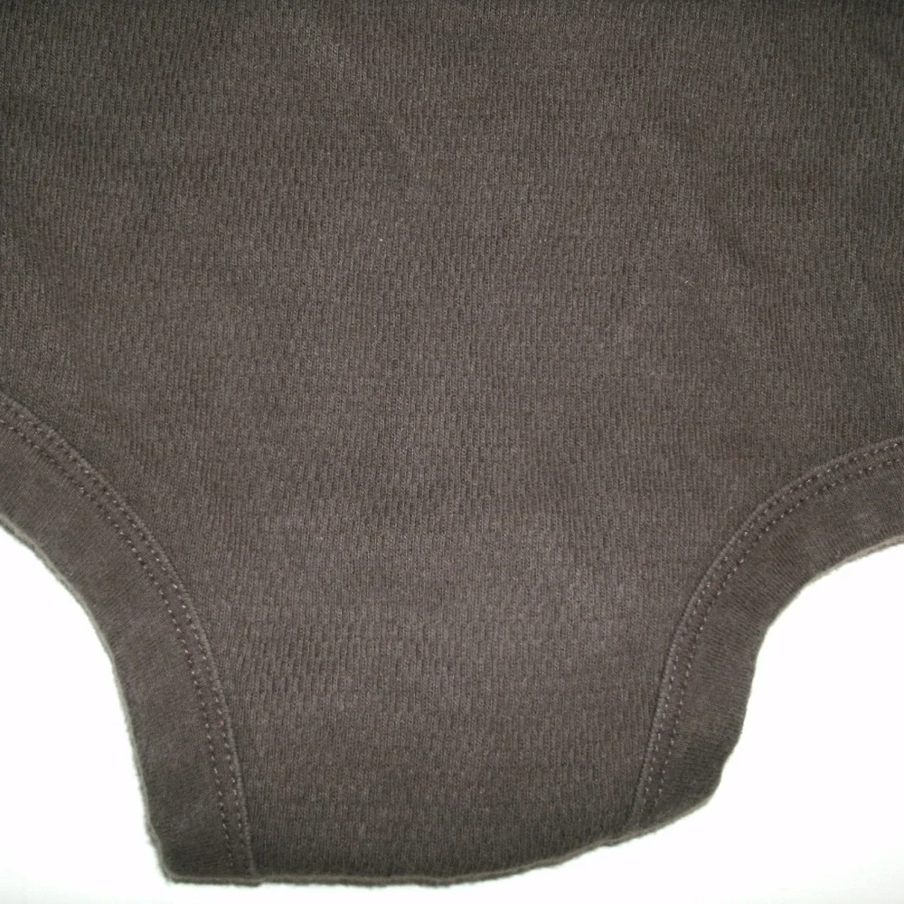 Gap Boys Bodysuit Brown Camp Tent 6-12 Months Elbow Patch Baby One Piece